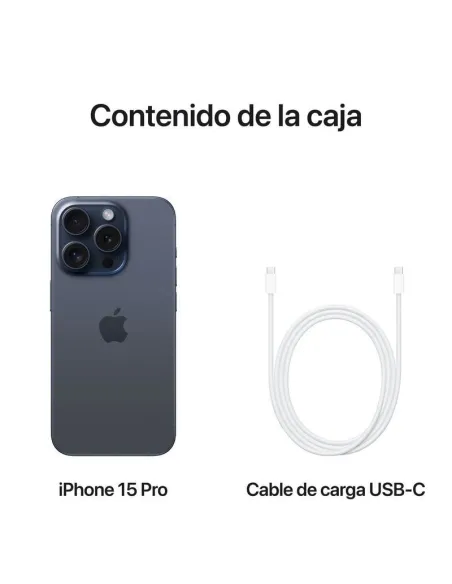 Apple iPhone 15 Pro 256GB Titanio Azul