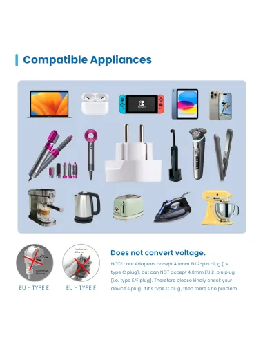 Ewent EW1480 Adaptador de Enchufe Universal