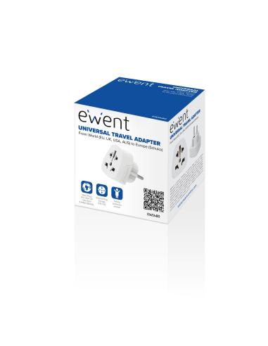 Ewent EW1480 Adaptador de Enchufe Universal