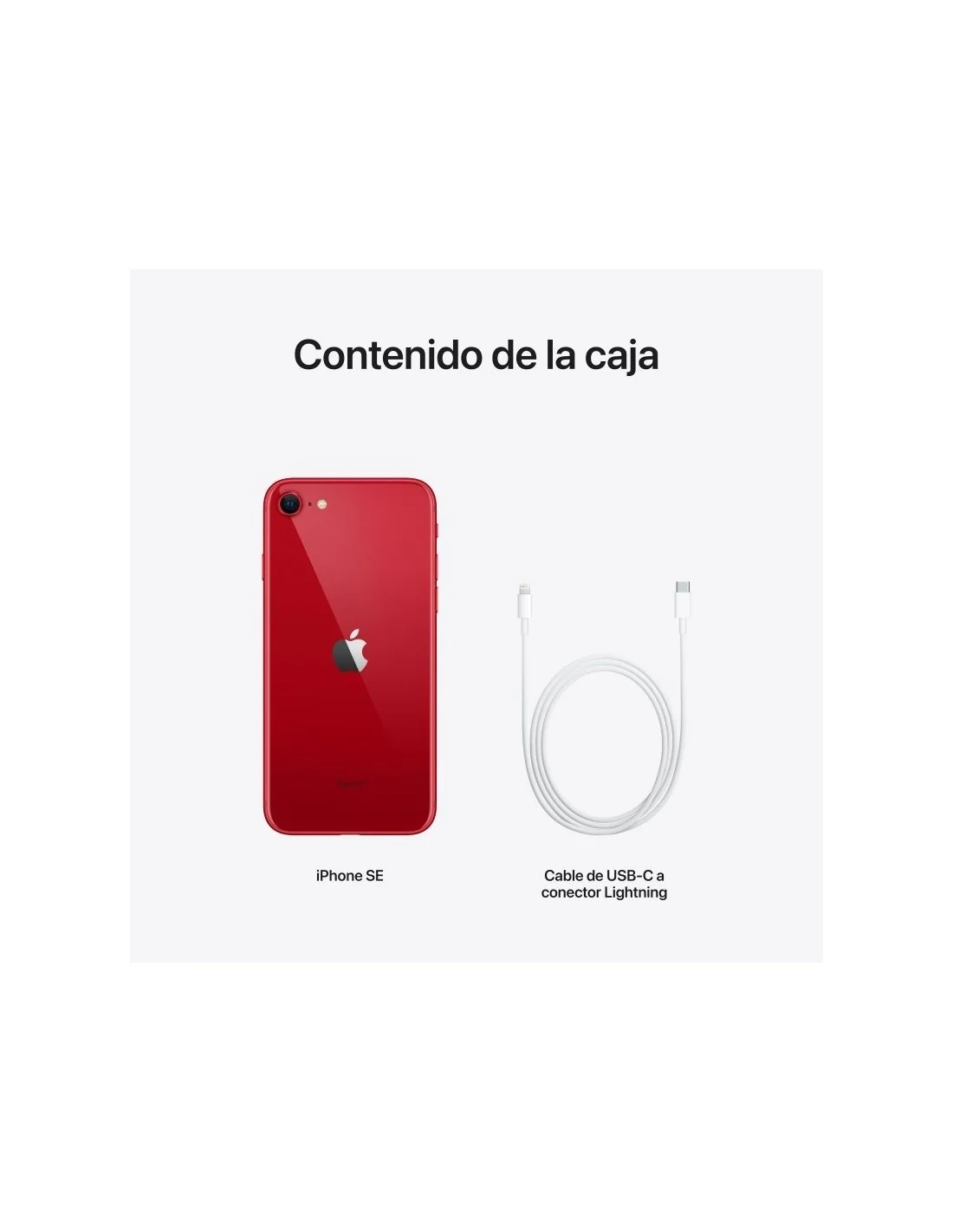 Apple iPhone SE 128GB Rojo (Reacondicionado)