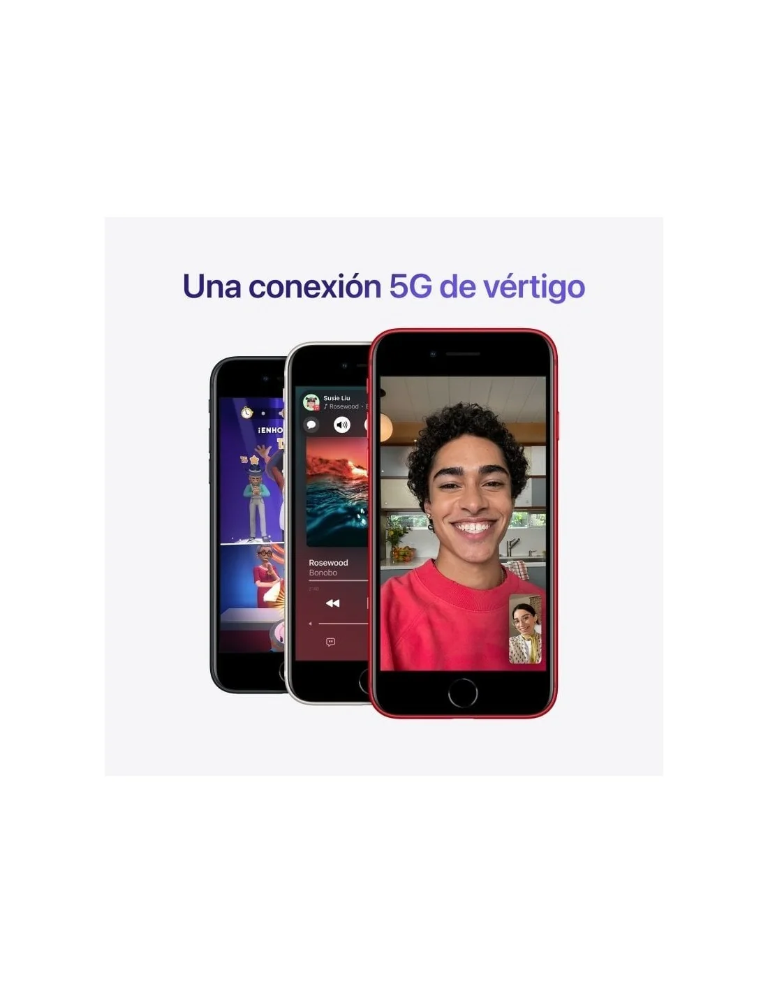 Apple iPhone SE 128GB Rojo (Reacondicionado)