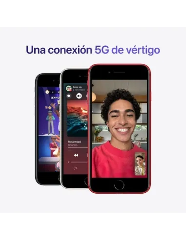 Apple iPhone SE 64GB Rojo (Reacondicionado)