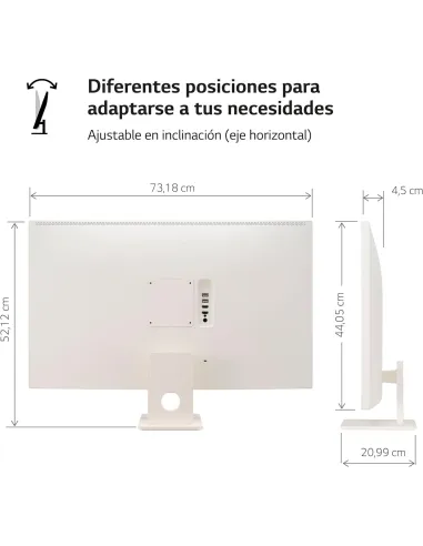 LG MyView Smart Monitor 32SR50F-W 31.5" LED IPS FullHD