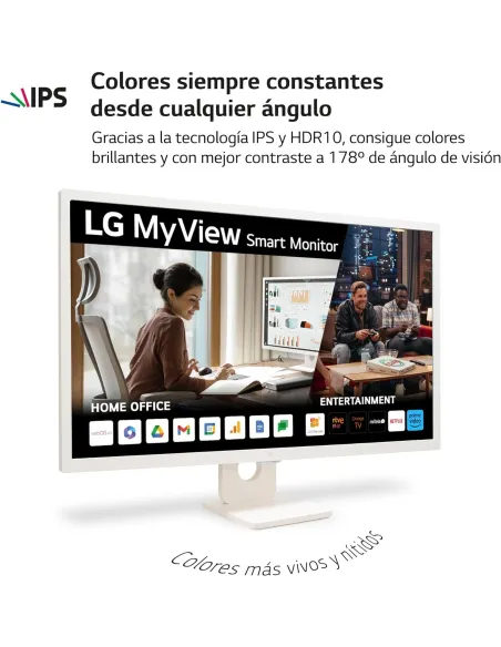 LG MyView Smart Monitor 32SR50F-W 31.5" LED IPS FullHD