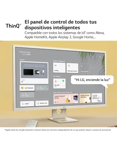 LG MyView Smart Monitor 32SR50F-W 31.5" LED IPS FullHD