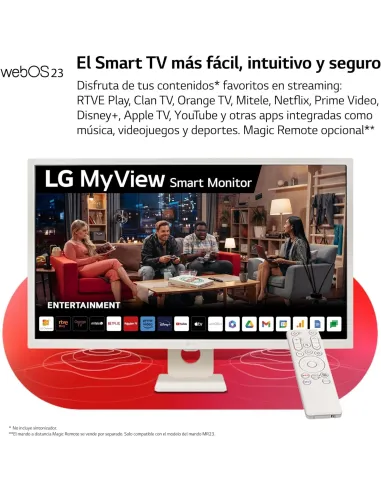 LG MyView Smart Monitor 32SR50F-W 31.5" LED IPS FullHD