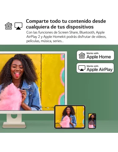 LG MyView Smart Monitor 32SR50F-W 31.5" LED IPS FullHD