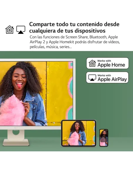 LG MyView Smart Monitor 32SR50F-W 31.5" LED IPS FullHD