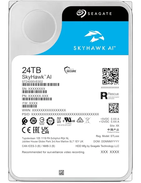 Seagate SkyHawk AI 3.5" 24TB SATA 3