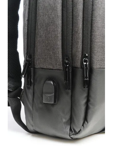 iggual Pack IGG317747 Mochila para Portátil 15.6" Marrón + IGG317624 COM-LED-1600DPI Ratón Óptico Negro