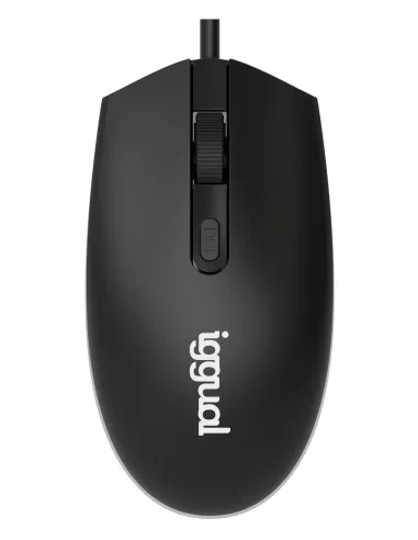 iggual Pack IGG317747 Mochila para Portátil 15.6" Marrón + IGG317624 COM-LED-1600DPI Ratón Óptico Negro