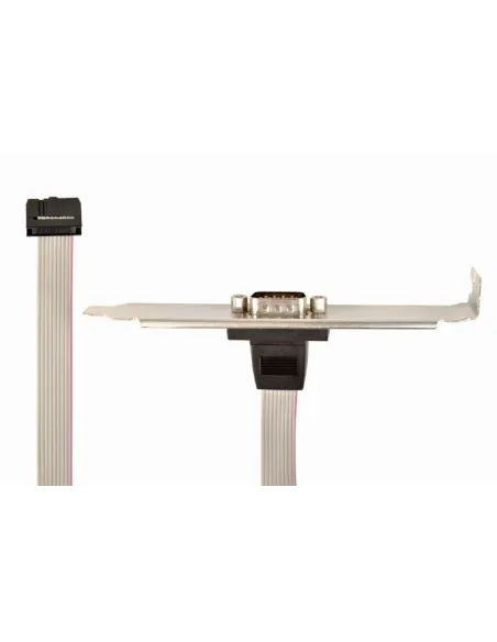 Gembird CCDB9RECEPTACLE Receptor de Puerto Serie DB9 25 cm Gris