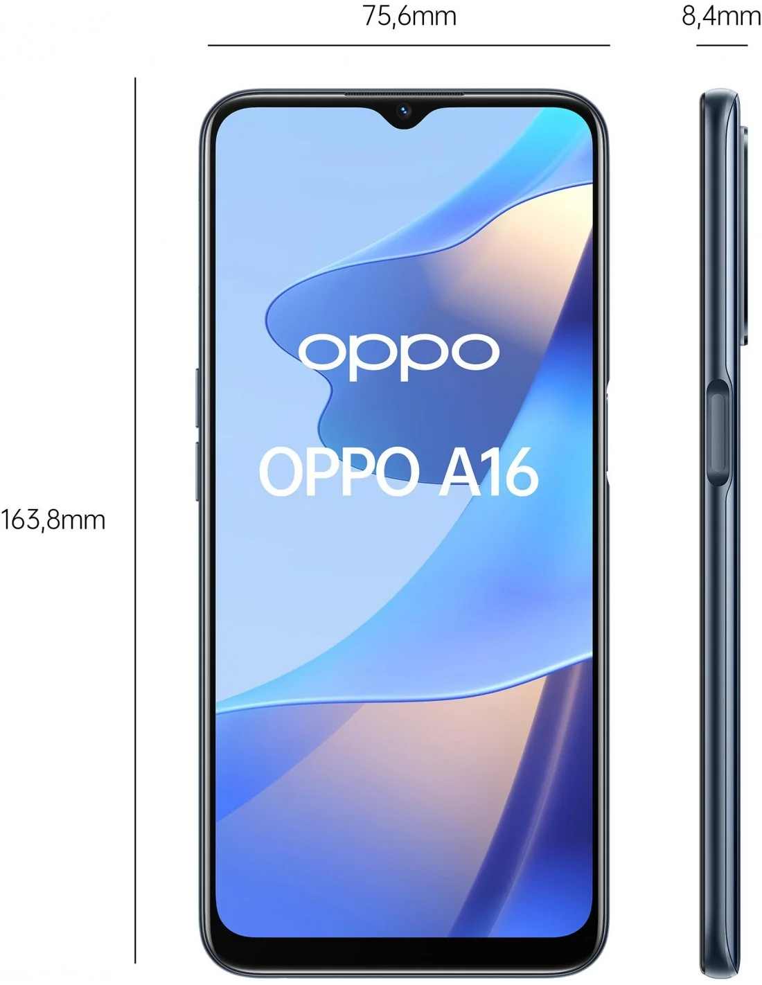 Oppo A16 3/32GB Negro