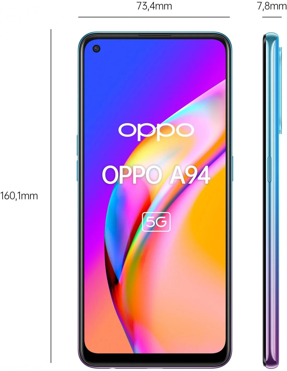 Oppo A94 5G 8/128GB Azul