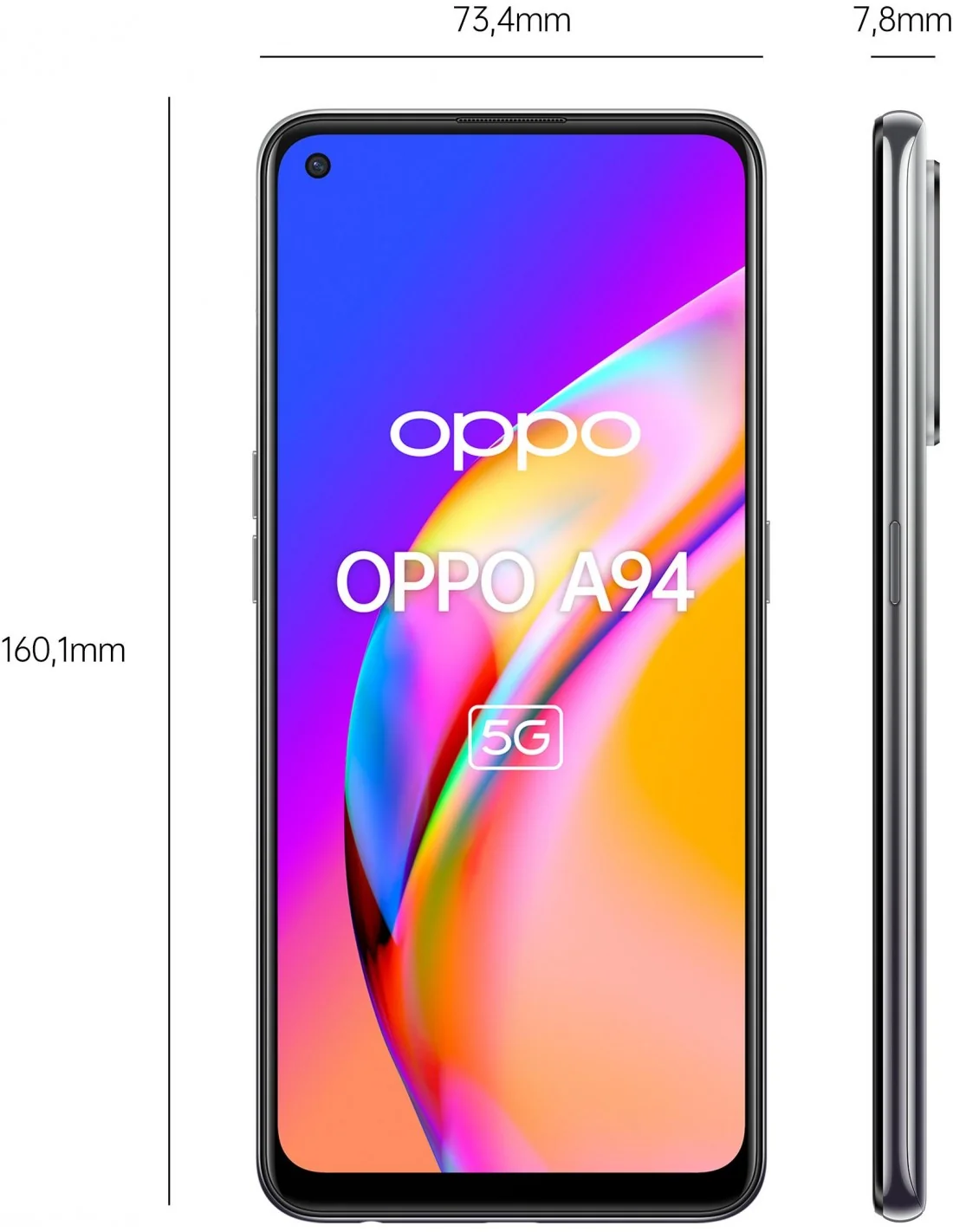 Oppo A94 5G 8/128GB Negro