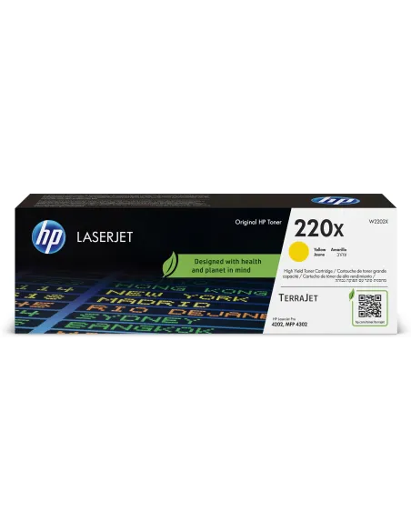 HP W2202X Laserjet Tóner Original Amarillo