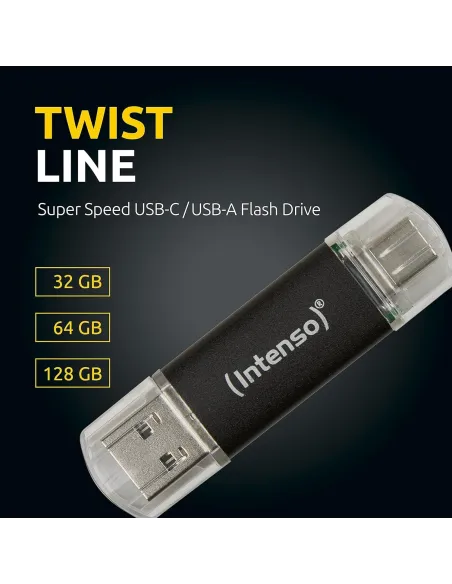 Intenso Twist Line 64GB USB-A/USB-C 3.2 Gen1