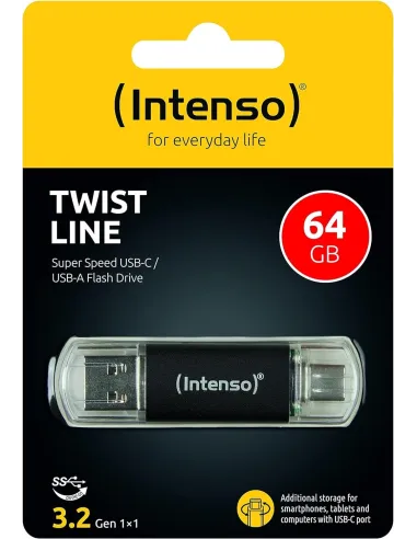 Intenso Twist Line 64GB USB-A/USB-C 3.2 Gen1