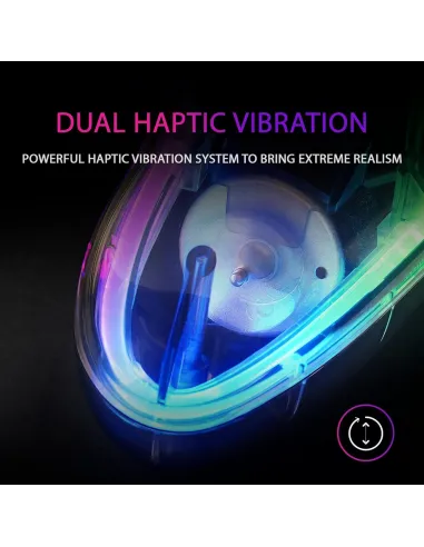 Mars Gaming MGP-24 Mando Inalámbrico 2.4GHz Neón RGB para PC/PS3/PS4/X360/Mac/Android