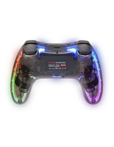 Mars Gaming MGP-24 Mando Inalámbrico 2.4GHz Neón RGB para PC/PS3/PS4/X360/Mac/Android