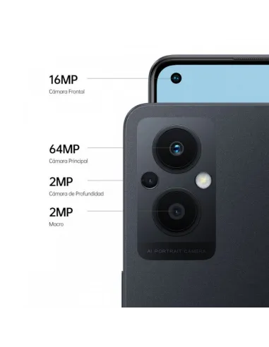 Oppo Reno8 Lite 5G 8/128GB Negro
