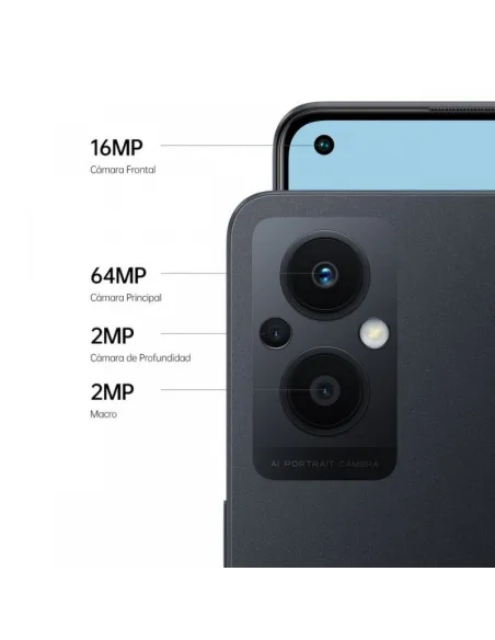 Oppo Reno8 Lite 5G 8/128GB Negro