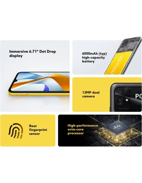 Xiaomi Poco C40 4/64GB Amarillo