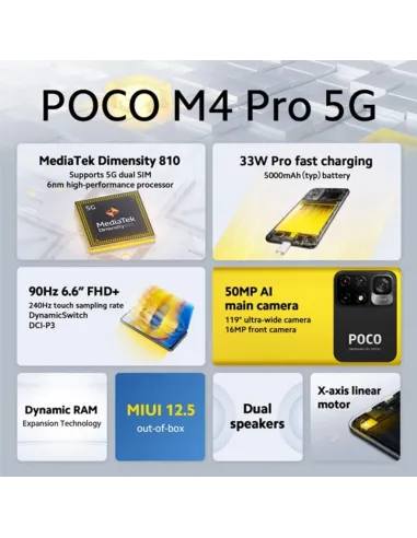 Xiaomi Poco M4 Pro 5G 6/128GB Azul