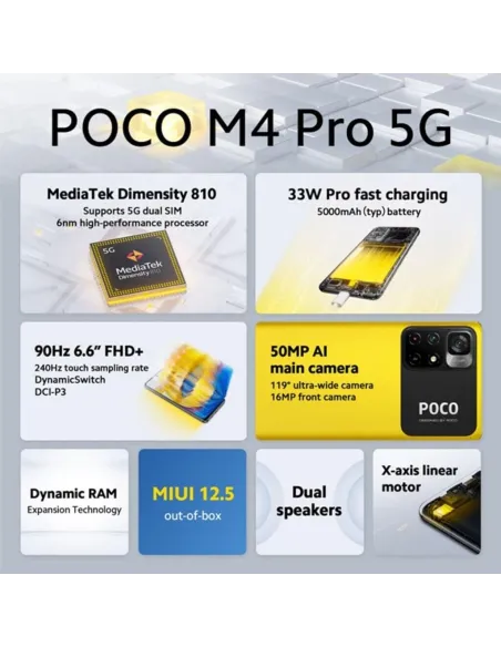 Xiaomi Poco M4 Pro 5G 6/128GB Azul