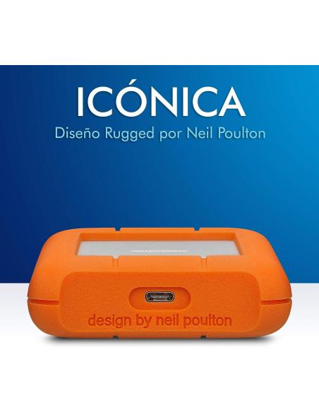 LaCie Rugged 4TB 2.5" USB-C 3.2 Gen 1