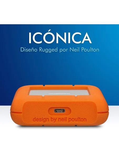 LaCie Rugged 2TB 2.5" USB-C  3.2 Gen 1