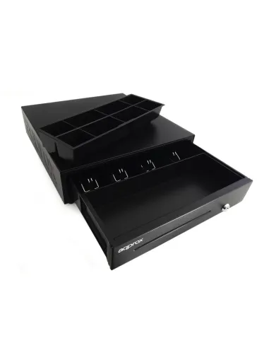 Approx appCASH01USB Cajón Portamonedas 41cm Negro
