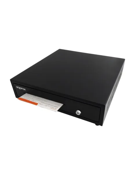 Approx appCASH01USB Cajón Portamonedas 41cm Negro