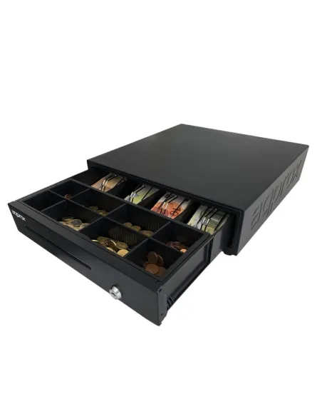 Approx appCASH01USB Cajón Portamonedas 41cm Negro