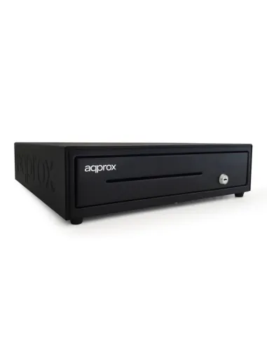 Approx appCASH01USB Cajón Portamonedas 41cm Negro