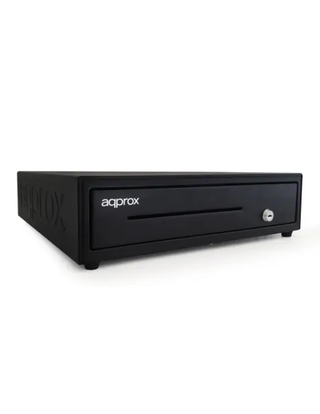 Approx appCASH01USB Cajón Portamonedas 41cm Negro