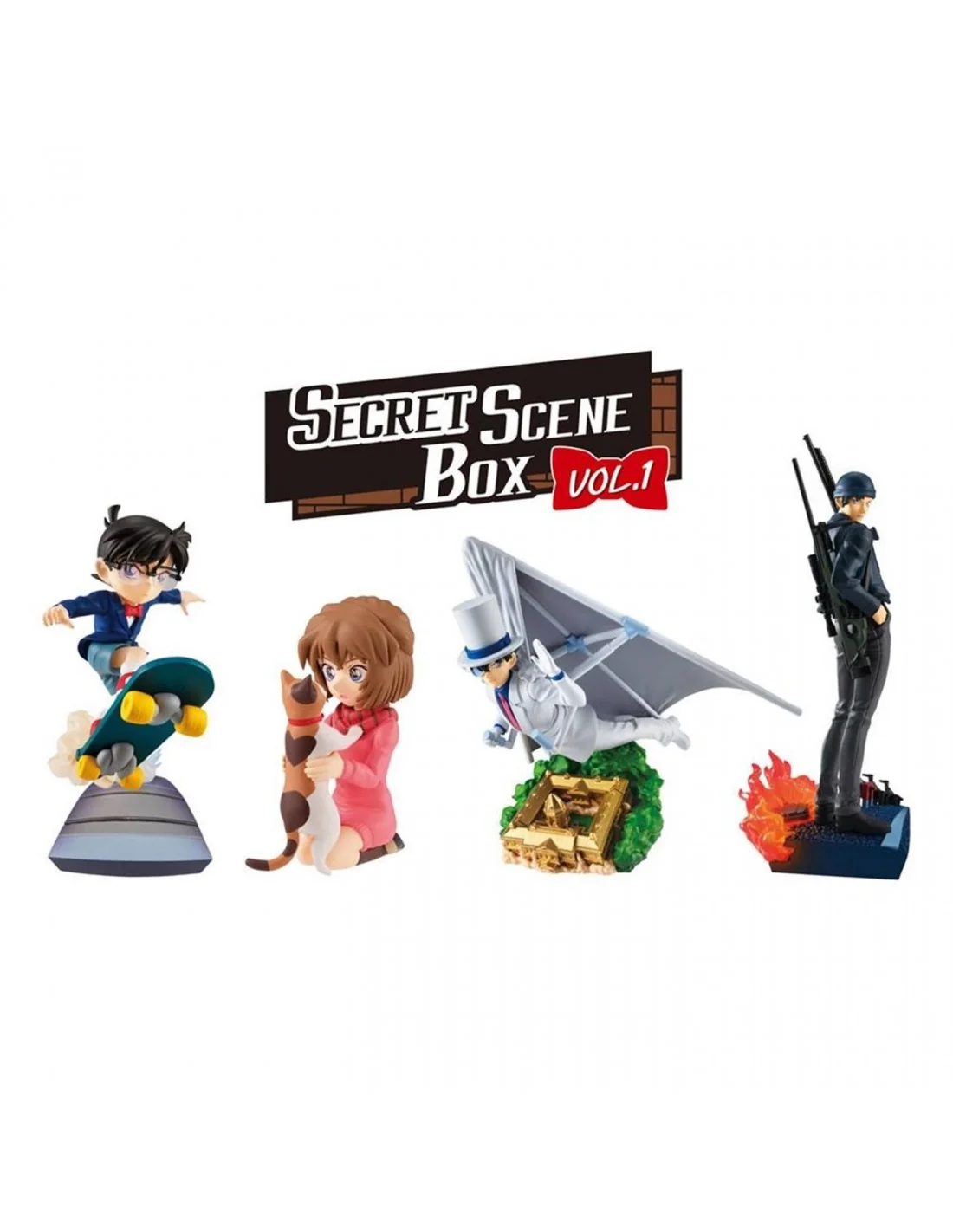 Megahouse Minifiguras Detective Conan Secret Scene Box Vol.1