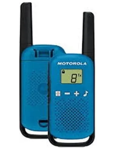 Motorola TLKR T42 Pack 2 Walkie Talkie Azules