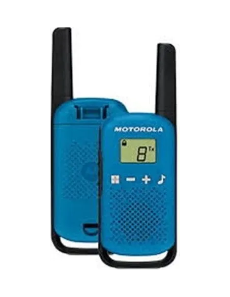 Motorola TLKR T42 Pack 2 Walkie Talkie Azules