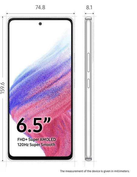 Samsung Galaxy A53 5G 6/128GB Blanco