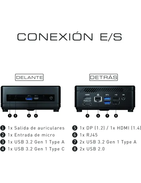 MSI Cubi 5 10M 414EU Intel Core i5-10210U/8GB/512GB W11 Home