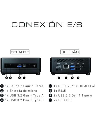 MSI Cubi 5 10M-415EU Intel Core i3-10110U/8GB/256GB W11 Home