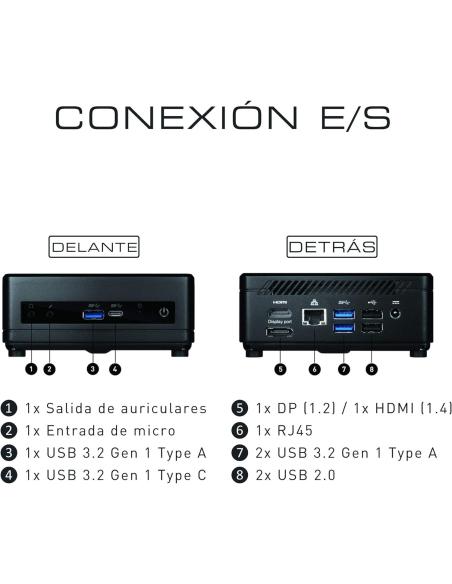 MSI Cubi 5 10M-415EU Intel Core i3-10110U/8GB/256GB W11 Home