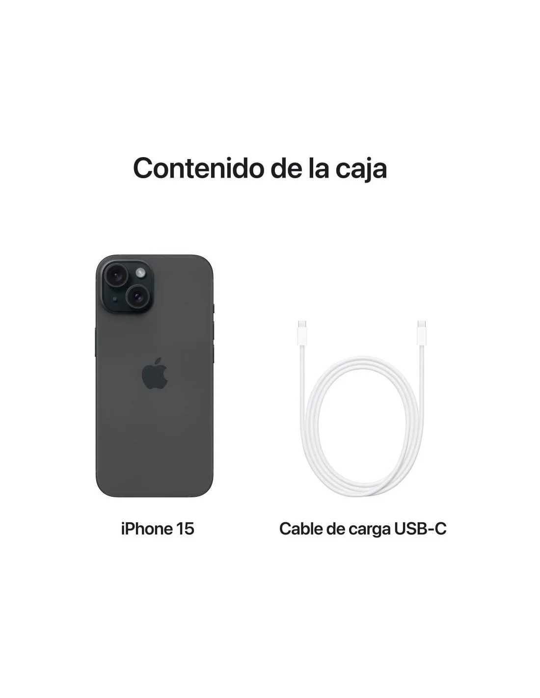 Apple iPhone 15 128GB Negro