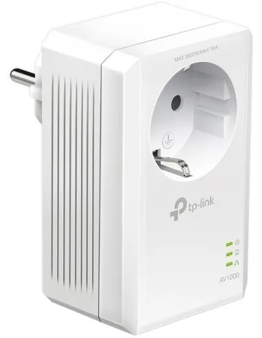 TP-Link TL-PA7017P KIT PLC Powerline Red Eléctrica AV1000 Gigabit Enchufe Incorporado 2 Unidades