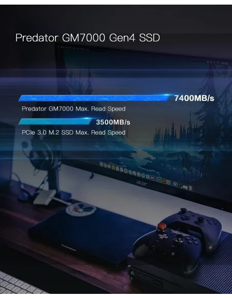 Acer Predator GM7000 SSD M.2 2TB PCIe Gen 4