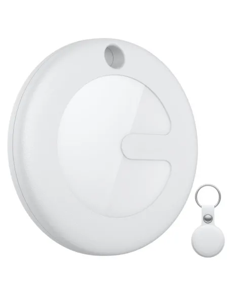 Leotec Localizador MiTag Compatible Apple con Llavero Blanco