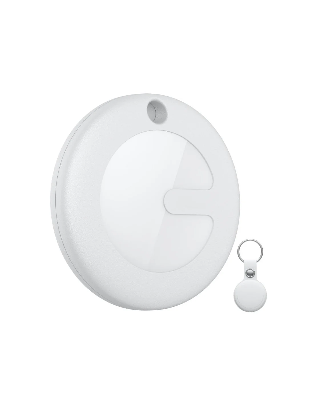 Leotec Localizador MiTag Compatible Apple con Llavero Blanco