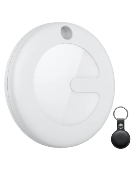 Leotec Localizador MiTag Compatible Apple con Llavero Negro