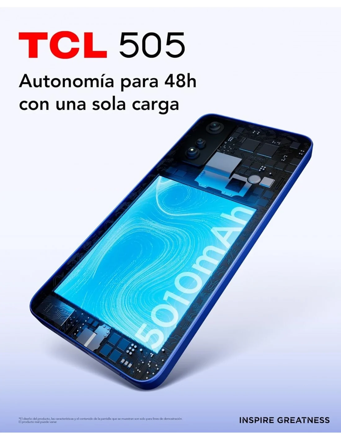 TCL 505 4/128GB Azul